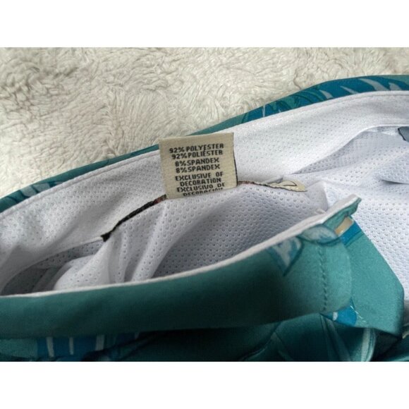 Island Classics Seapointe Mens Button Down Woven Shirt Medium Floral Blue - Picture 4 of 8